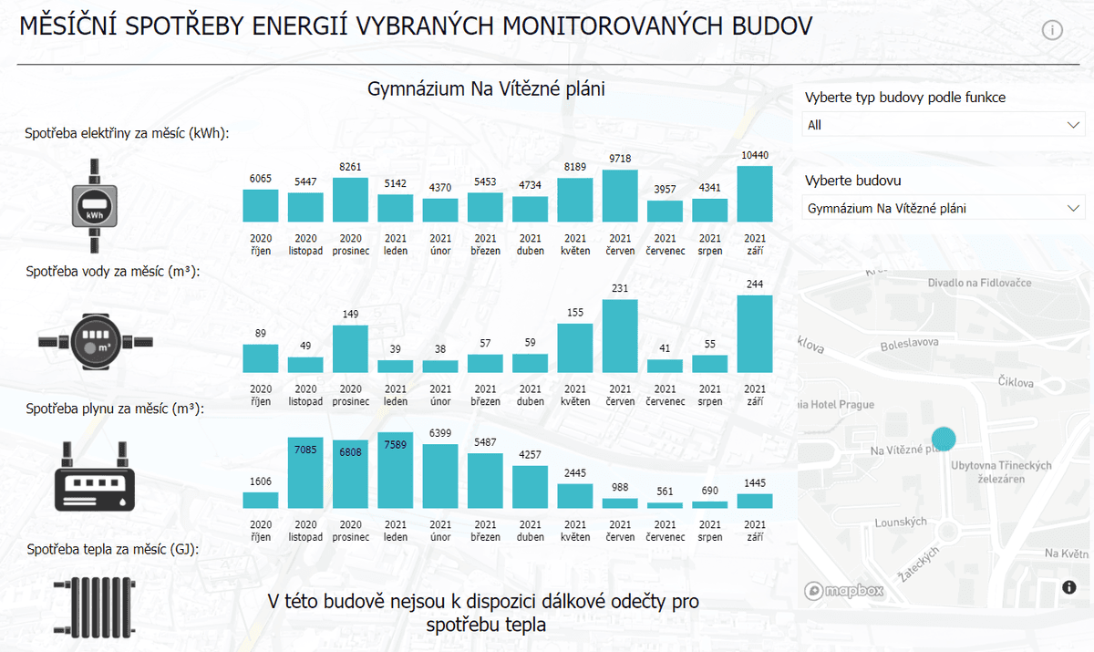 Spotřeba energií městských budov alt image