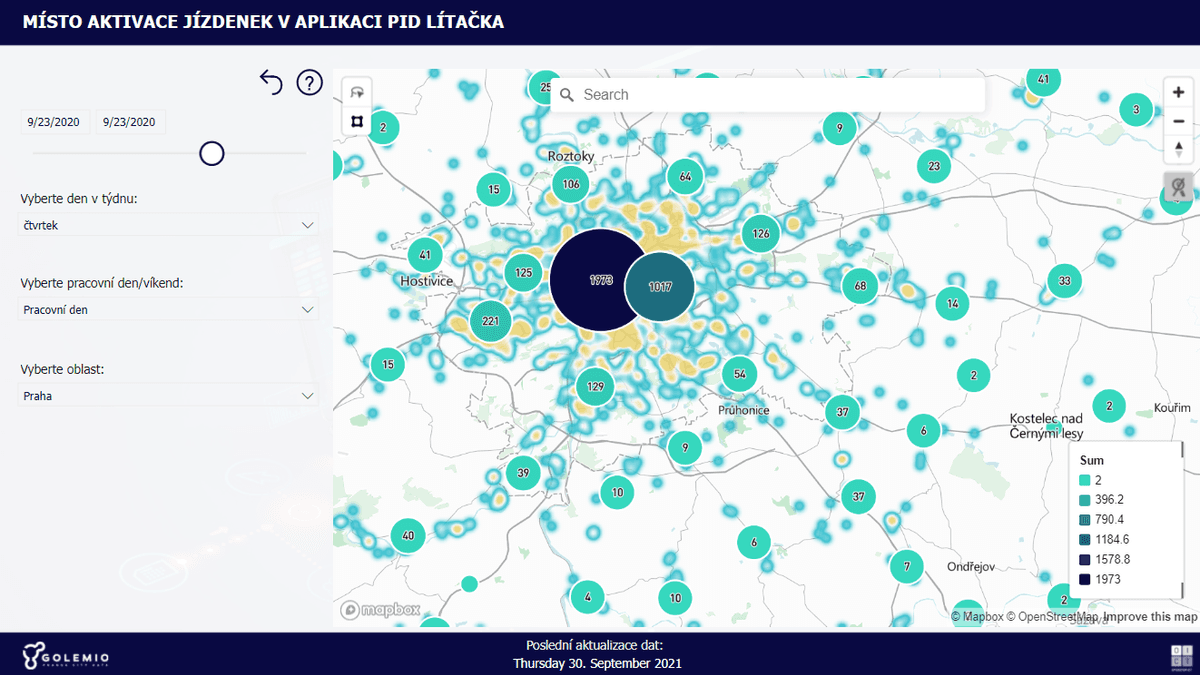 Analýza přepravních dat alt image