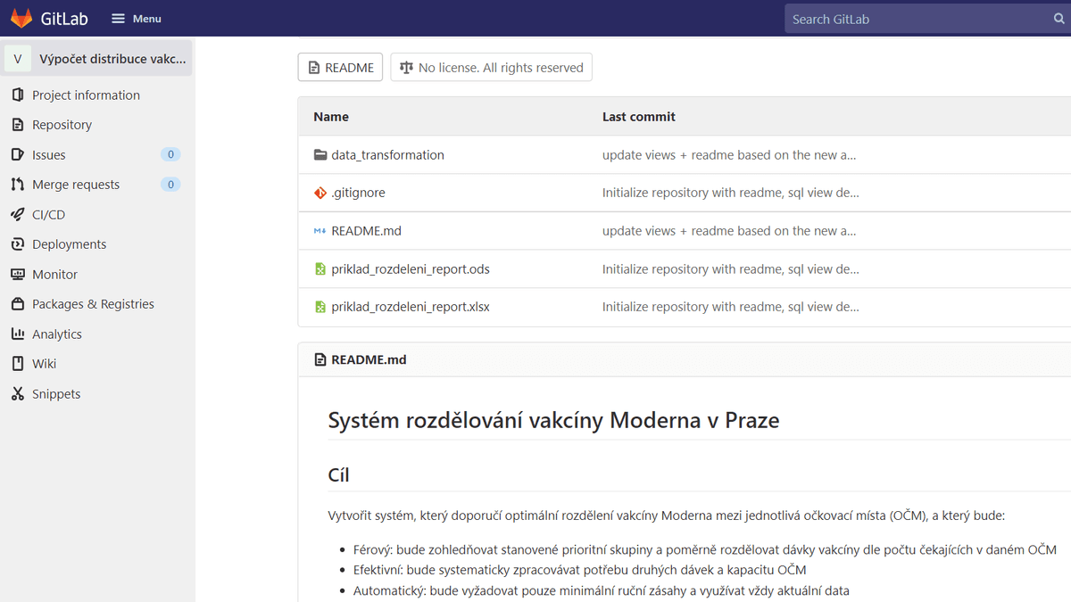 Výpočet distribuce vakcín v Praze alt image