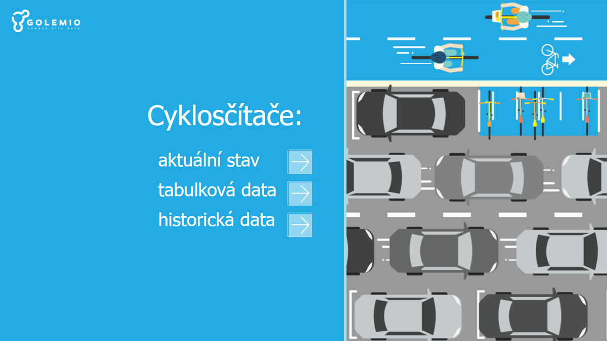 Integrace a zpracování senzorických dat o průjezdech cyklistů v Praze alt image